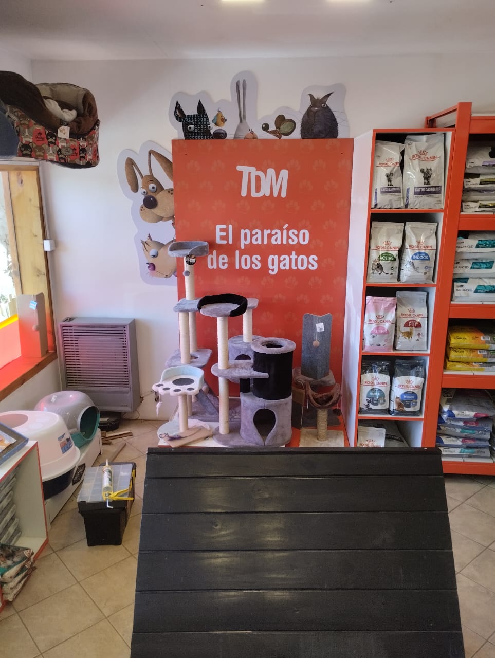 Isla de Productos para Gatos